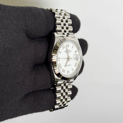 Rolex Datejust 41mm White Dial Watch Ref: 126334