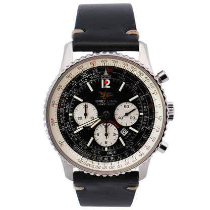 Breitling Navitimer 42mm Black Dial Watch Ref# A41322 - Happy Jewelers Fine Jewelry Lifetime Warranty