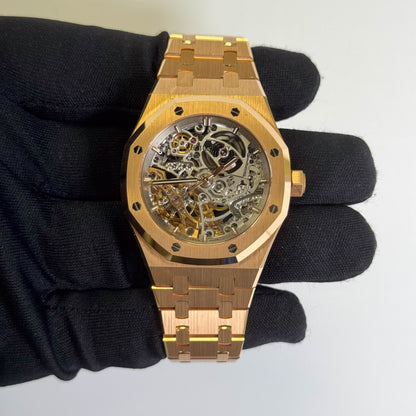 Audemars Piguet Royal Oak 37mm Open Work Dial Watch Ref# 15467OR.OO.1256OR.02