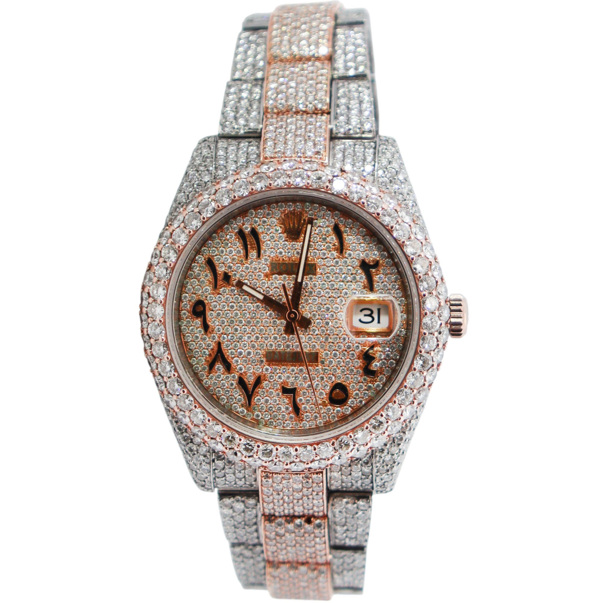 Rolex Datejust 41mm Pave Dial Watch Ref# 126301 - Happy Jewelers Fine Jewelry Lifetime Warranty