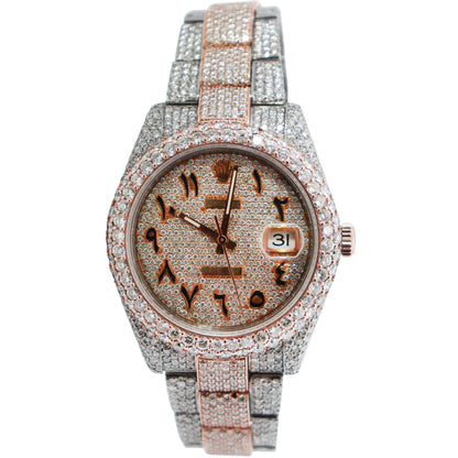 Rolex Datejust 41mm Pave Dial Watch Ref# 126301 - Happy Jewelers Fine Jewelry Lifetime Warranty