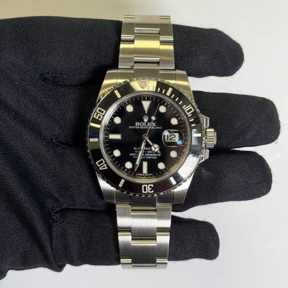 Rolex Submariner 40mm Black Dot Dial Watch Ref# 116610LN