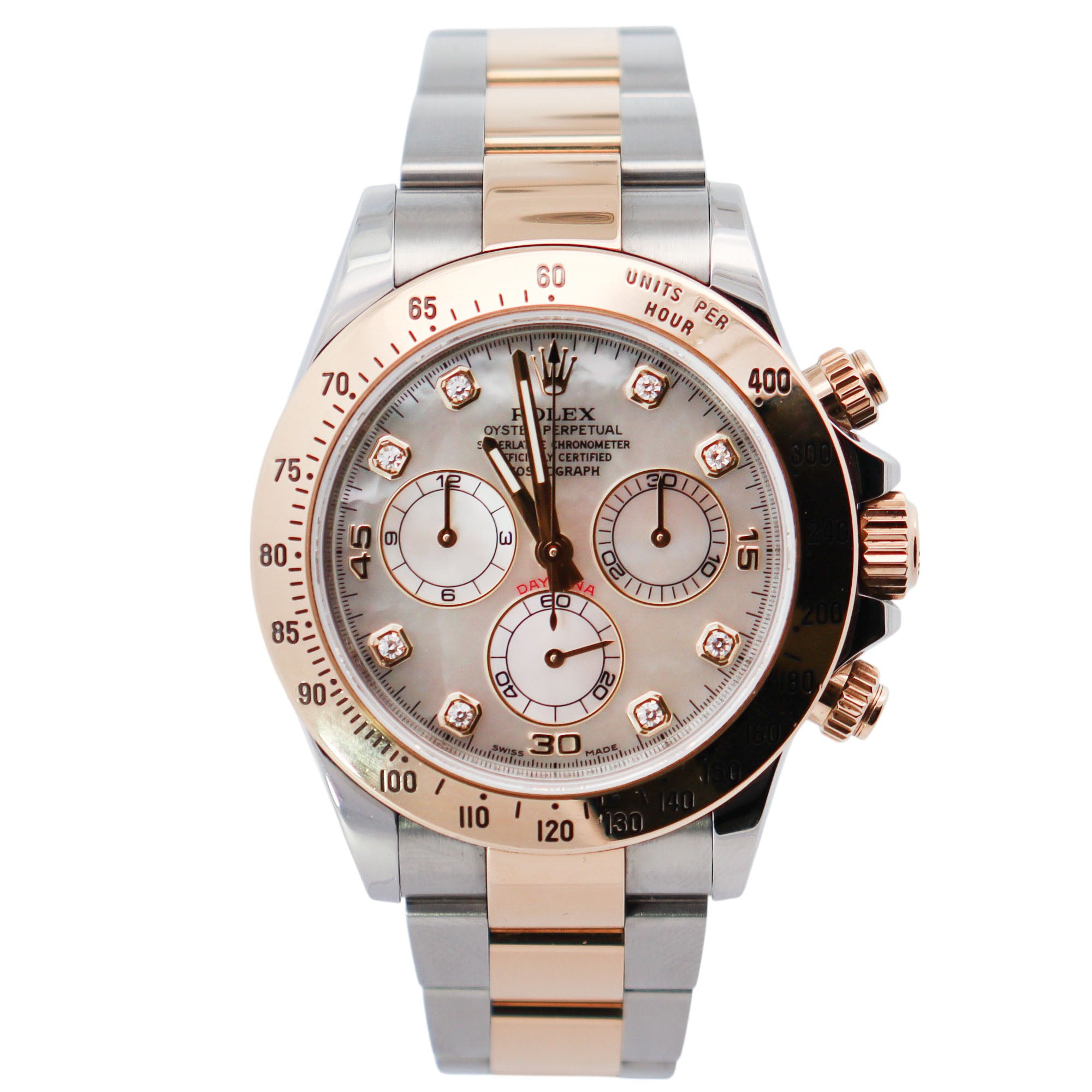 Rolex Daytona 40mm MOP Dial Watch Ref# 116523 - Happy Jewelers Fine Jewelry Lifetime Warranty