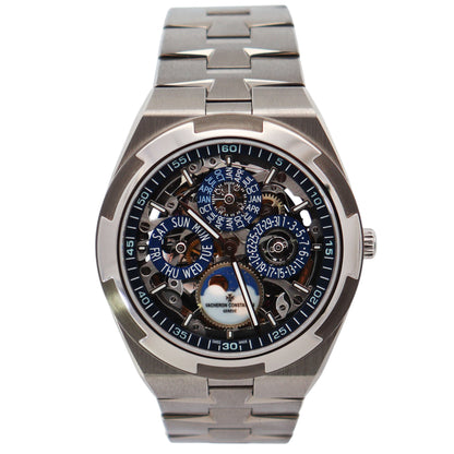 Vacheron Constantin Overseas 41.5mm Openwork Dial Watch Ref# 4300V/120G-B946 - Happy Jewelers Fine Jewelry Lifetime Warranty