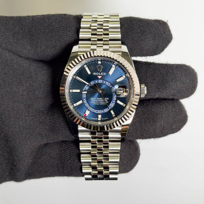 Rolex Sky-Dweller 42mm Blue Dial Watch Ref# 336934