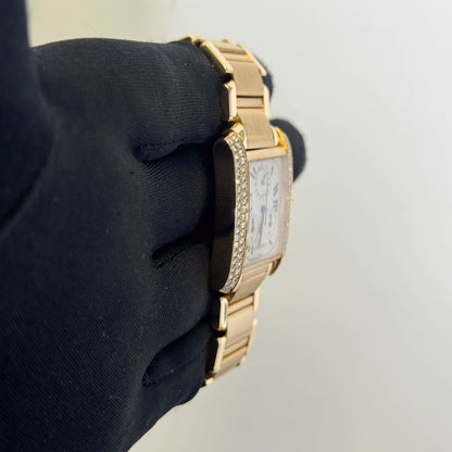 Cartier Francaise 28mm White Dial Watch Ref# 1830 - Happy Jewelers Fine Jewelry Lifetime Warranty