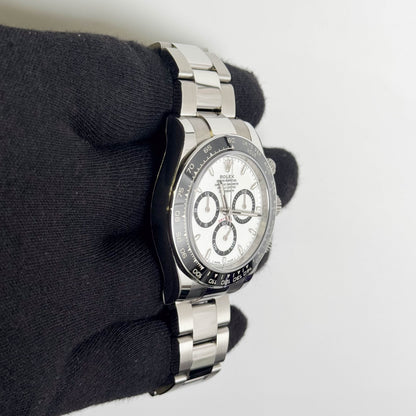Rolex Daytona 40mm White Dial Watch Ref# 126500LN