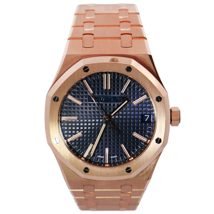 Audemars Piguet Royal Oak 41mm Blue Dial Watch Ref# 15510OR.OO.1320OR.03 - Happy Jewelers Fine Jewelry Lifetime Warranty