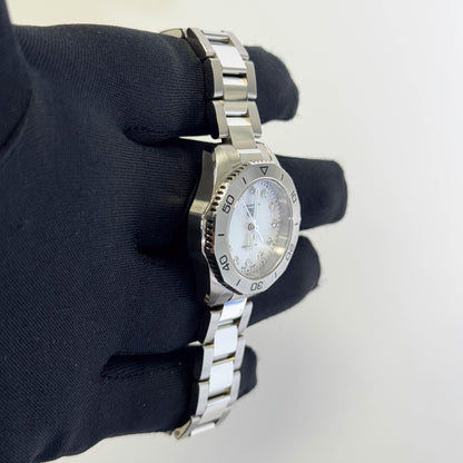 Tag Heuer Aquaracer 30mm White Dial Watch Ref# WBP1416.BA0622 - Happy Jewelers Fine Jewelry Lifetime Warranty