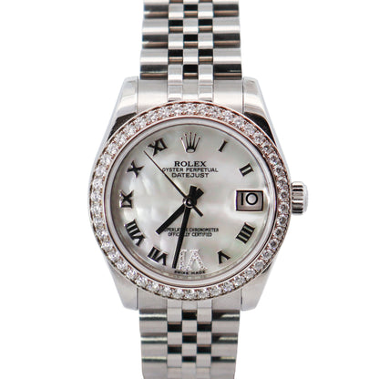 Rolex Datejust 31mm MOP Dial Watch Ref# 178384 - Happy Jewelers Fine Jewelry Lifetime Warranty