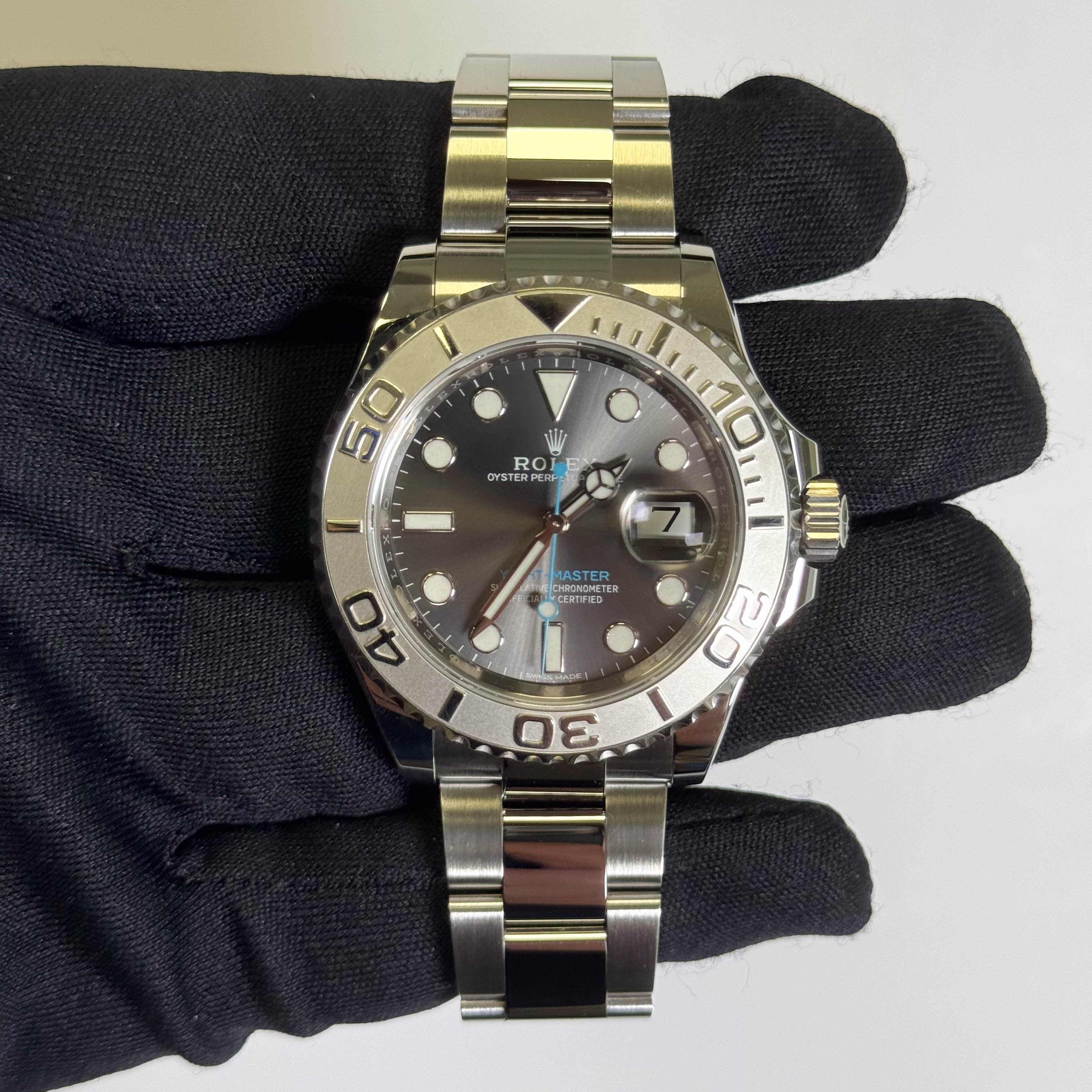 Rolex Yacht-Master 40mm Rhodium Dial Watch Ref# 116622