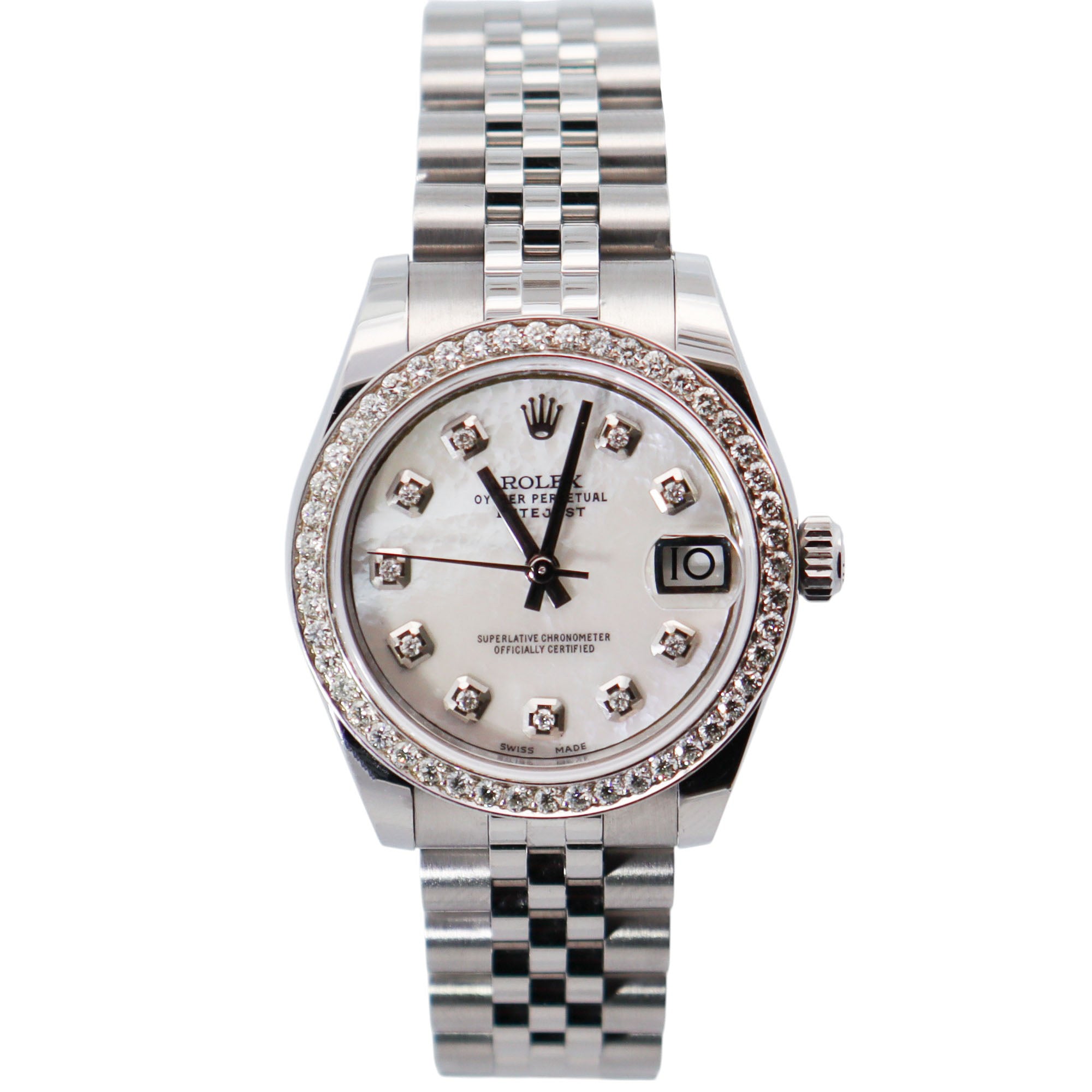 Rolex Datejust 31mm MOP Dial Watch Ref# 178240 - Happy Jewelers Fine Jewelry Lifetime Warranty