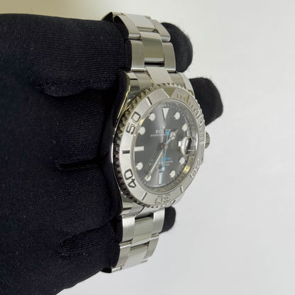 Rolex Yacht-Master 40mm Rhodium Dial Watch Ref# 116622