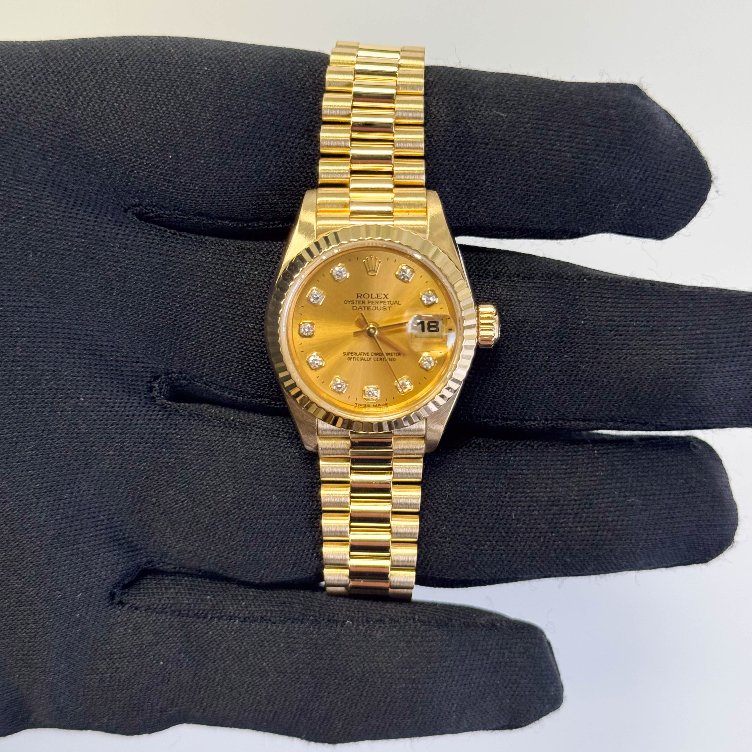 Rolex Datejust 26mm Champagne Dial Watch Ref#  69178 - Happy Jewelers Fine Jewelry Lifetime Warranty