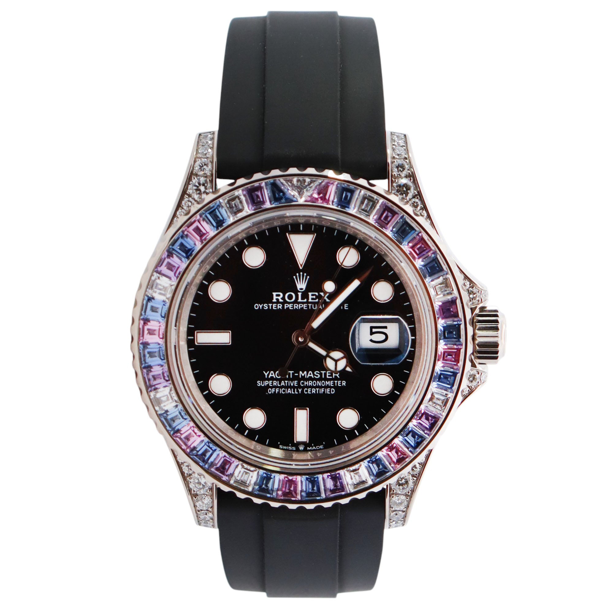 Rolex Yacht-Master 40mm Black Dial Watch Ref# 126679SABR – Happy