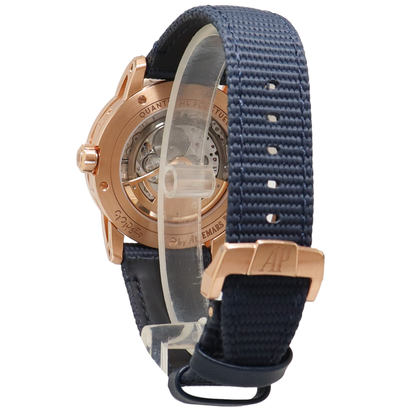 Audemars Piguet Code 11.59 Rose Gold Blue Aventurine Dial Watch Reference# 26394OR.OO.D321CR.01 - Happy Jewelers Fine Jewelry Lifetime Warranty