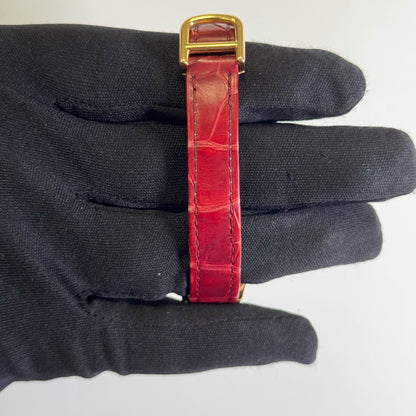 Cartier Tortue 30mm Silver Dial Watch Ref# WA501006