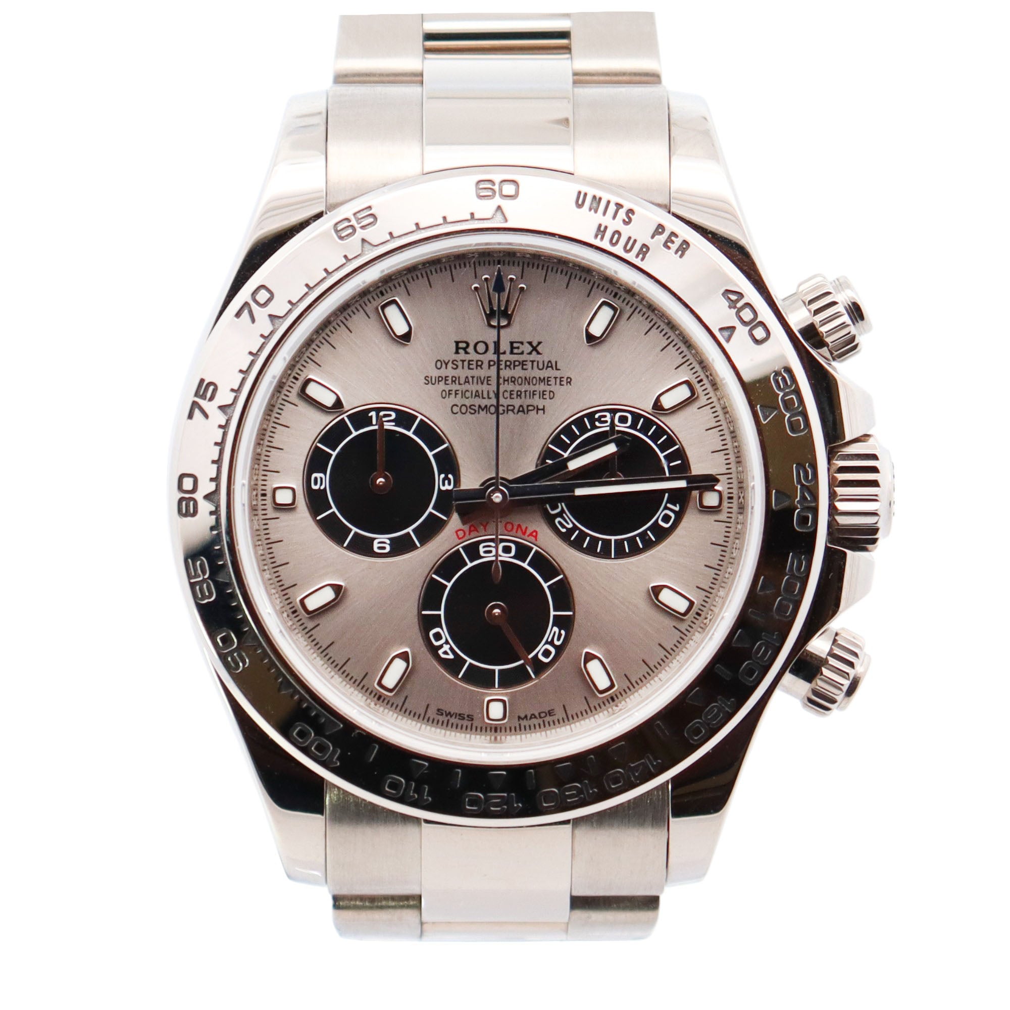 Rolex Daytona 40mm Silver Dial Watch Ref# 116509 - Happy Jewelers Fine Jewelry Lifetime Warranty