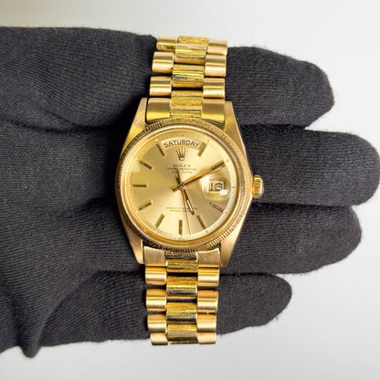 Rolex Day-Date 36mm Champagne Dial Watch Ref# 1807