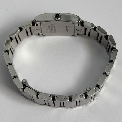 Cartier Tank 20mm Black Dial Watch Ref# W51026Q3