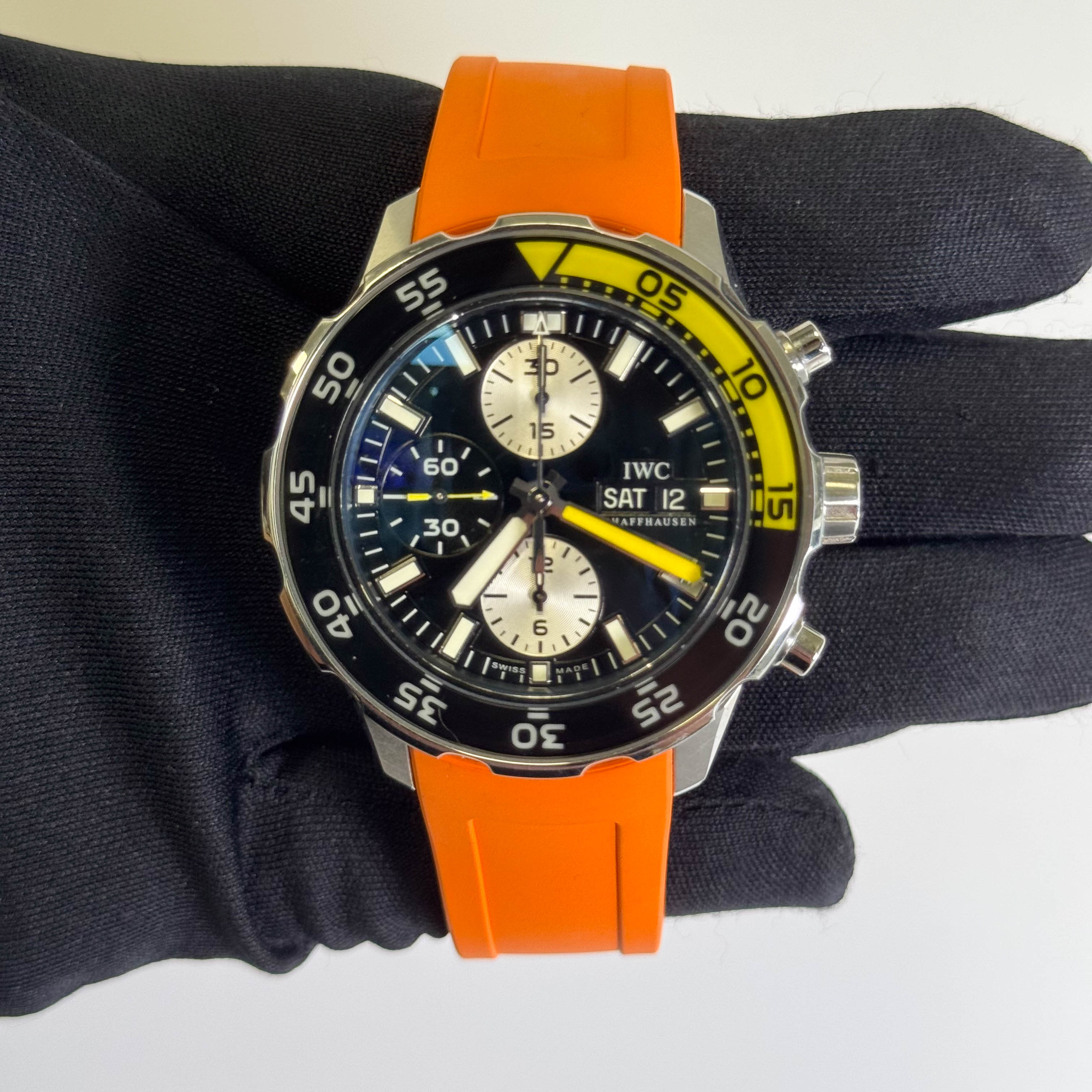 IWC Aquatimer 44mm Black Dial Watch Ref# IW3767-01