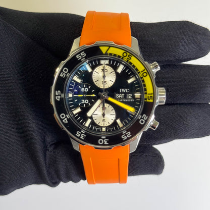 IWC Aquatimer 44mm Black Dial Watch Ref# IW3767-01