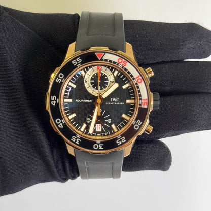 IWC Aquatimer 44mm Black Dial Watch Ref# IW3769-03