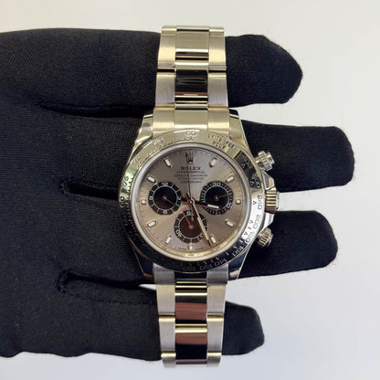 Rolex Daytona 40mm Silver Dial Watch Ref# 116509 - Happy Jewelers Fine Jewelry Lifetime Warranty