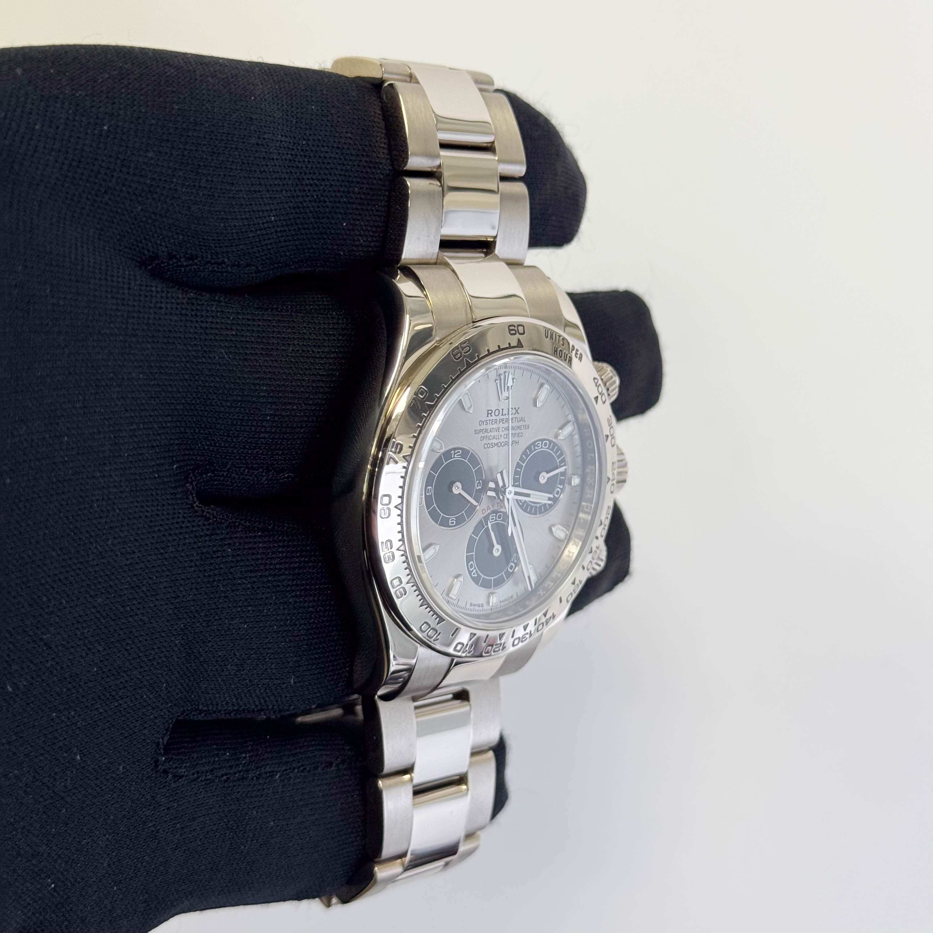 Rolex Daytona 40mm Silver Dial Watch Ref# 116509 - Happy Jewelers Fine Jewelry Lifetime Warranty