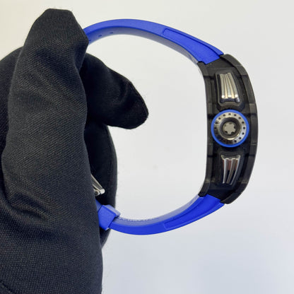 Richard Mille 11-04 Roberto Mancini Edition 50mm Skeleton Dial Watch Ref# RM11-04 - Happy Jewelers Fine Jewelry Lifetime Warranty