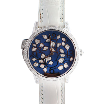 Jaeger-LeCoultre Rendes 39mm Blue Dial Watch Ref# Q35034E1 - Happy Jewelers Fine Jewelry Lifetime Warranty