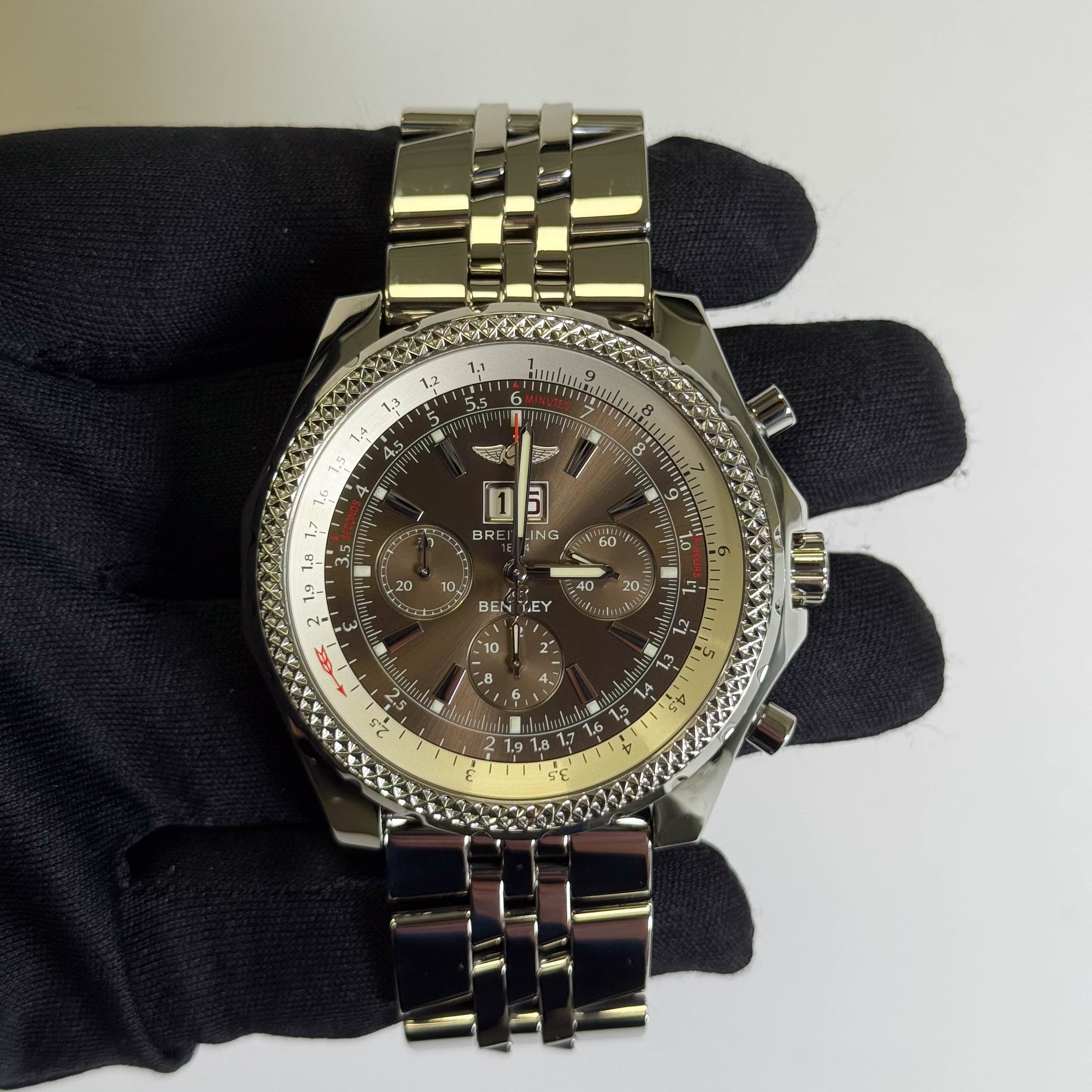 Breitling Bentley 49mm Brown Dial Watch Ref# A44362