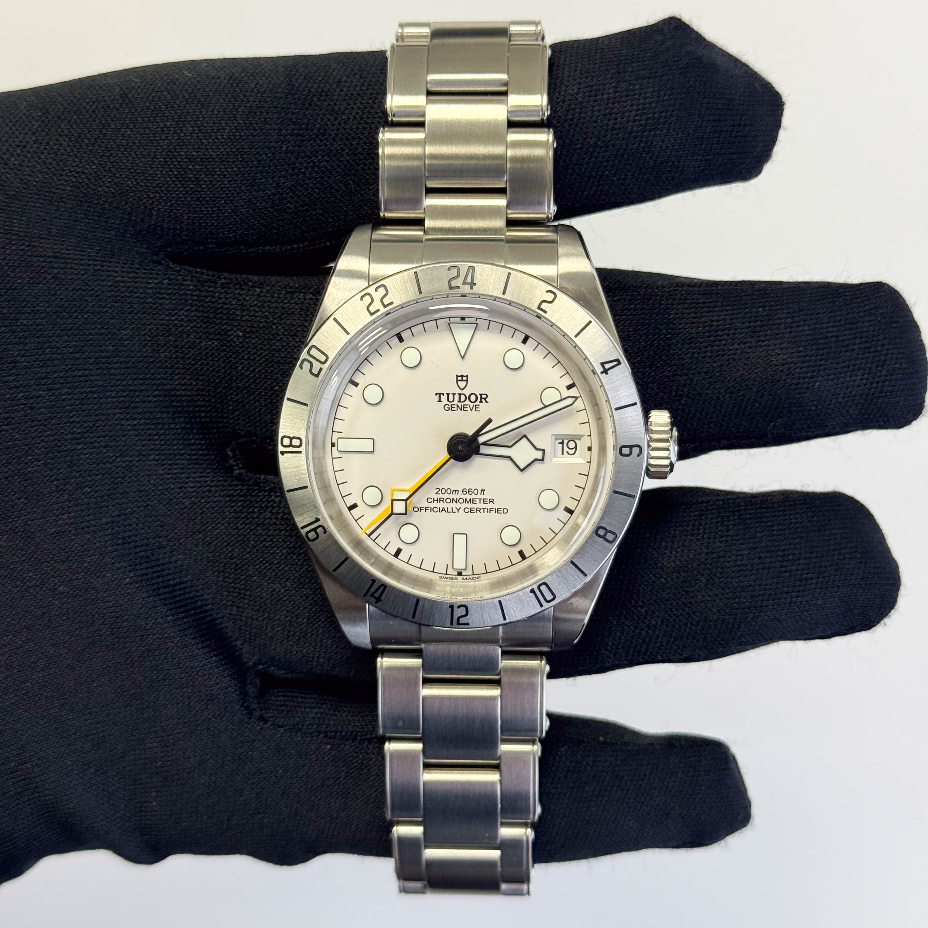 Tudor Black Bay Pro 39mm White Dial Watch Ref# 79470-0004 - Happy Jewelers Fine Jewelry Lifetime Warranty