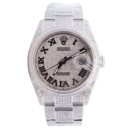 Rolex Datejust 36mm Pave Dial Watch Ref# 126200 - Happy Jewelers Fine Jewelry Lifetime Warranty