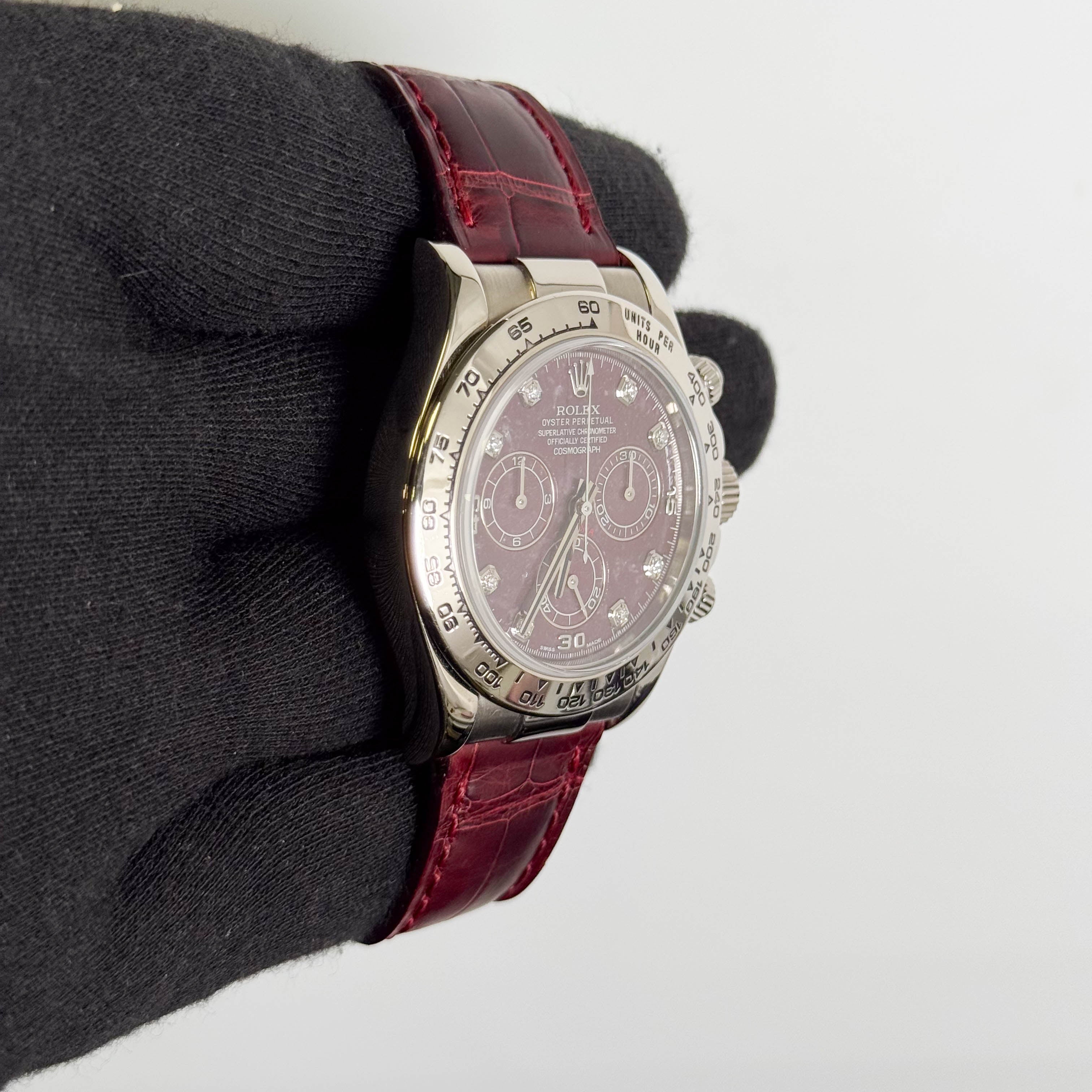 Rolex Daytona 40mm Red Dial Ref# 116519