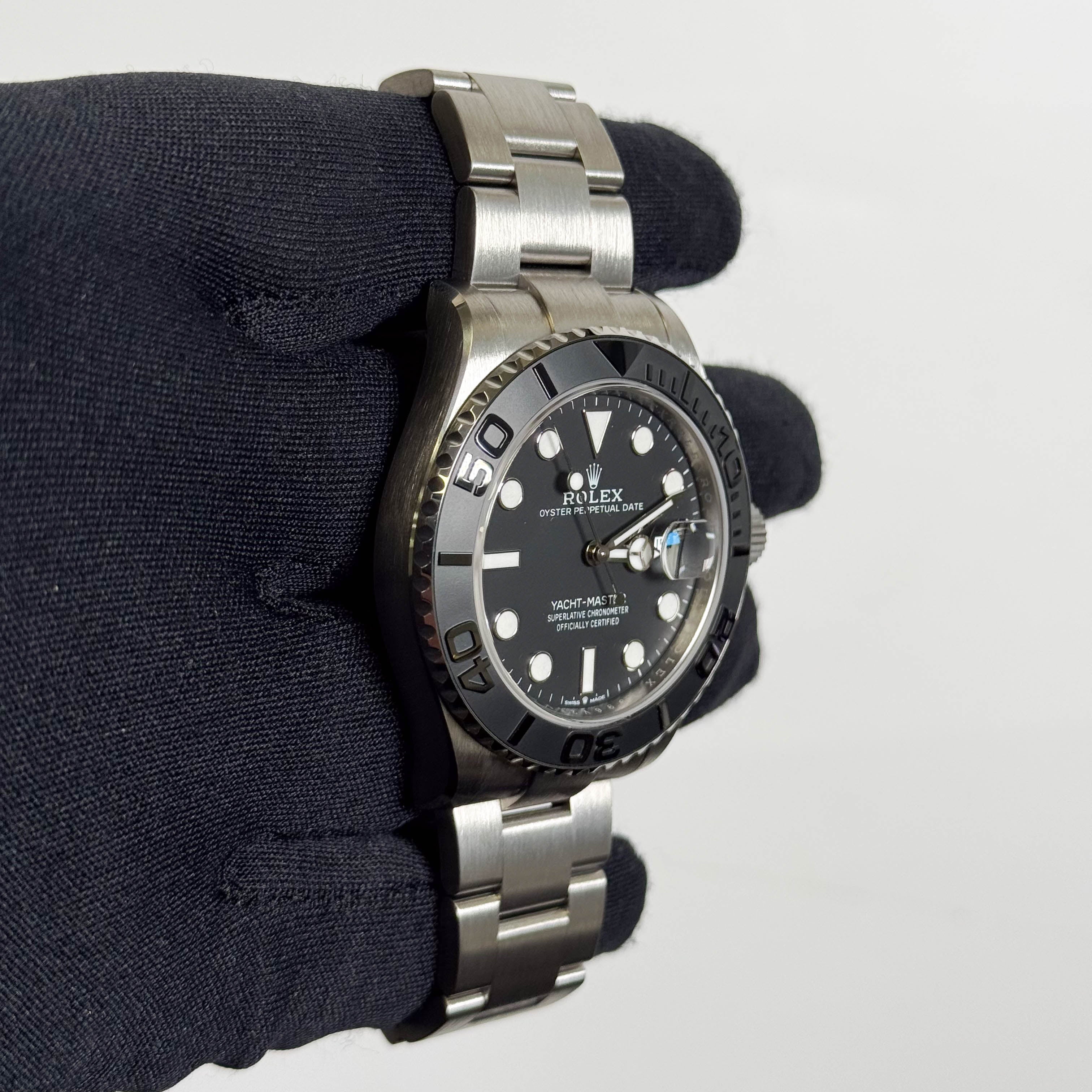 Rolex Yacht-Master 42mm Black Dial Watch Ref# 226627 - Happy Jewelers Fine Jewelry Lifetime Warranty