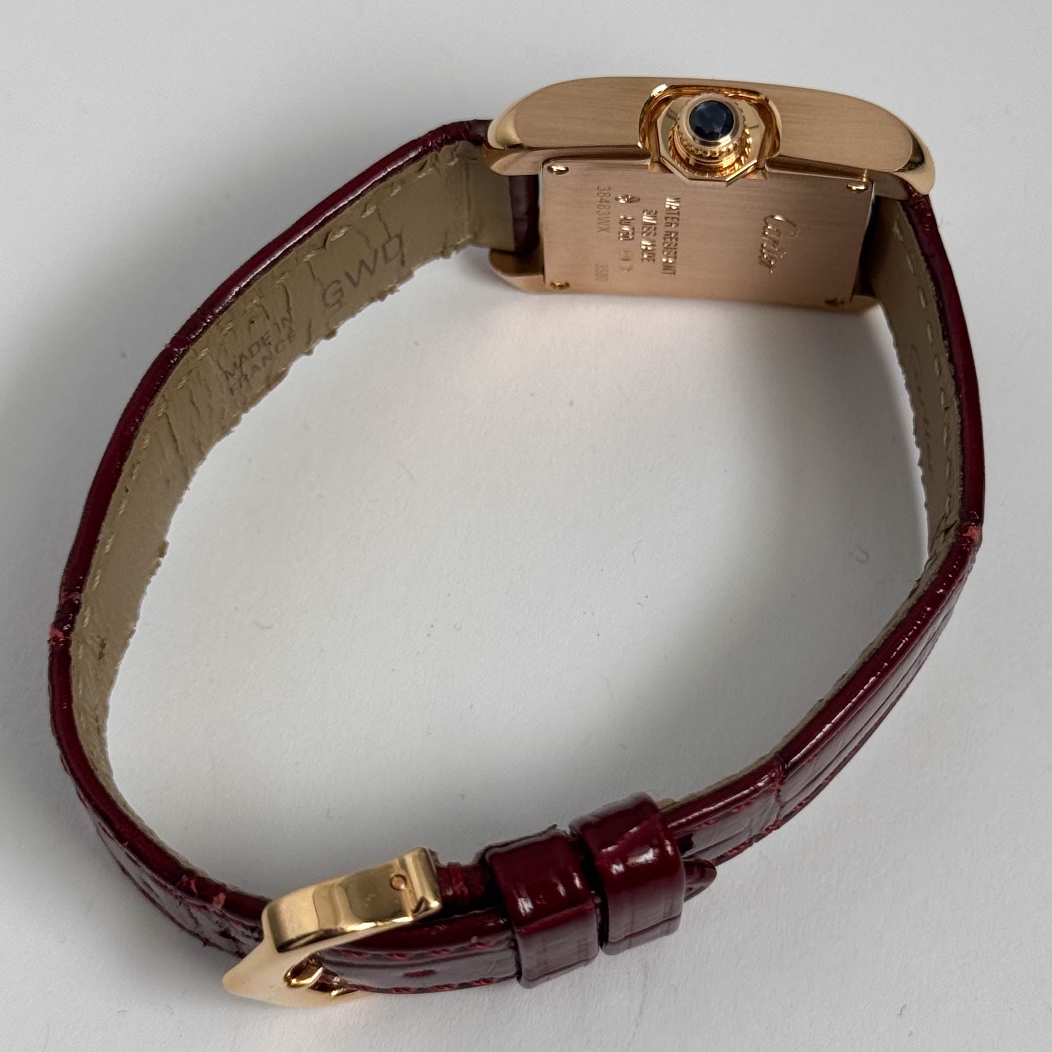 Cartier Tank 30mm Silver Dial Watch Ref# WJTA0007