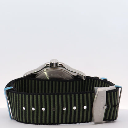 Breitling Superocean Stainless Steel 44mm Green Stick & Roman Dial Watch Reference# A17367A11L1W1 - Happy Jewelers Fine Jewelry Lifetime Warranty