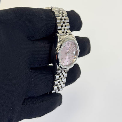 Rolex Datejust 28mm Pink Dial Watch Ref# 279160 - Happy Jewelers Fine Jewelry Lifetime Warranty