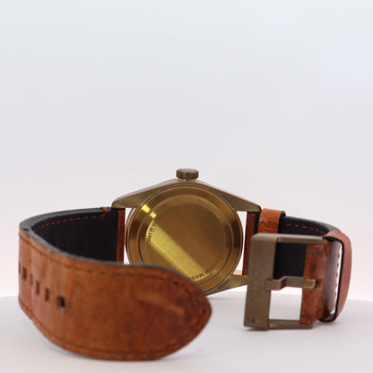 Tudor Heritage Black Bay Bronze 43mm Brown Dot Dial Watch Reference# 79250BM - Happy Jewelers Fine Jewelry Lifetime Warranty