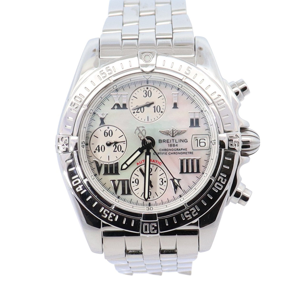 Breitling Cockpit 39mm MOP Dial Watch Ref# A13358