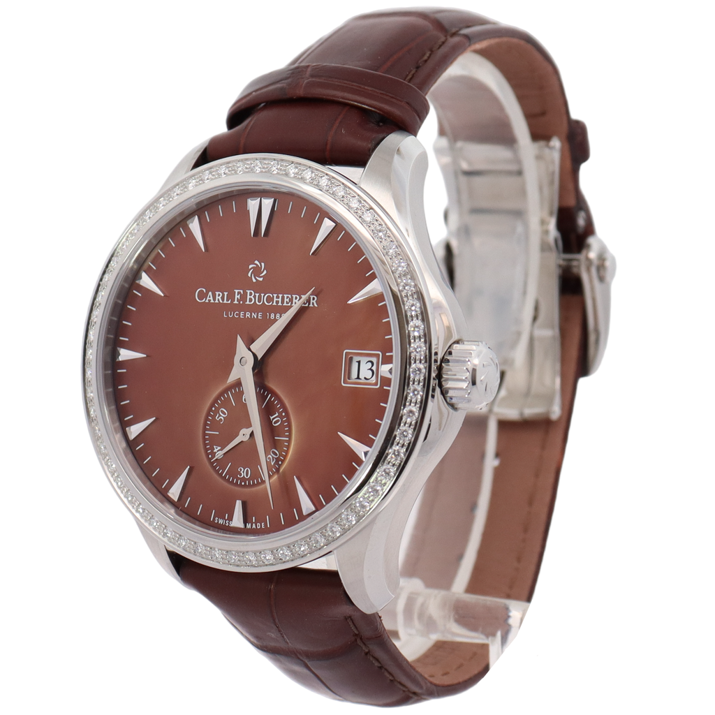 Carl F. Bucherer Manero Peripheral 40.6mm Stainless Steel Brown