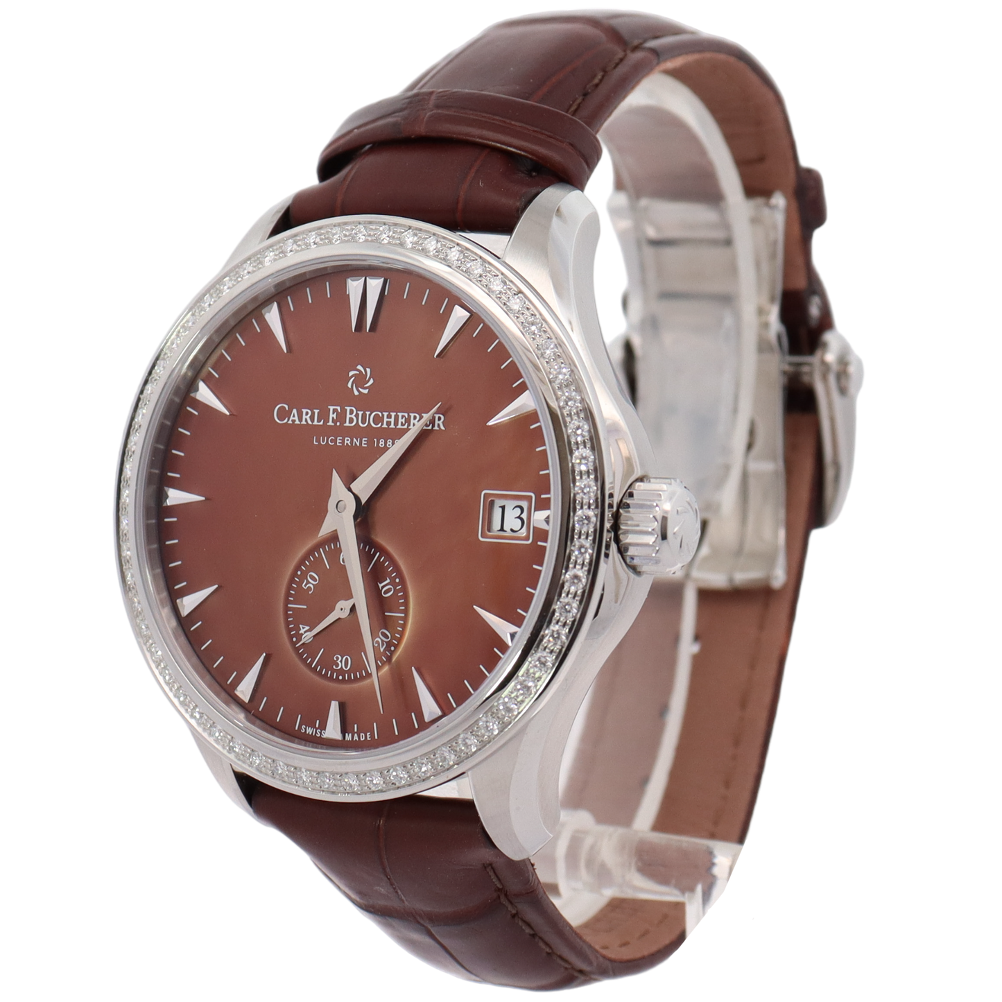 Load image into Gallery viewer, Carl F. Bucherer Manero Peripheral 40.6mm Stainless Steel Brown Stick Dial Watch Reference#: 00.10917.08.83.11 - Happy Jewelers Fine Jewelry Lifetime Warranty
