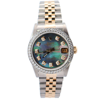 Rolex Datejust 31mm MOP Dial Watch Ref# 68273 - Happy Jewelers Fine Jewelry Lifetime Warranty