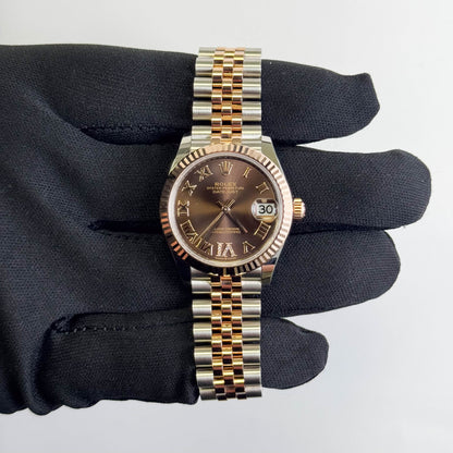 Rolex Datejust 31mm Chocolate Dial Watch Ref# 278271