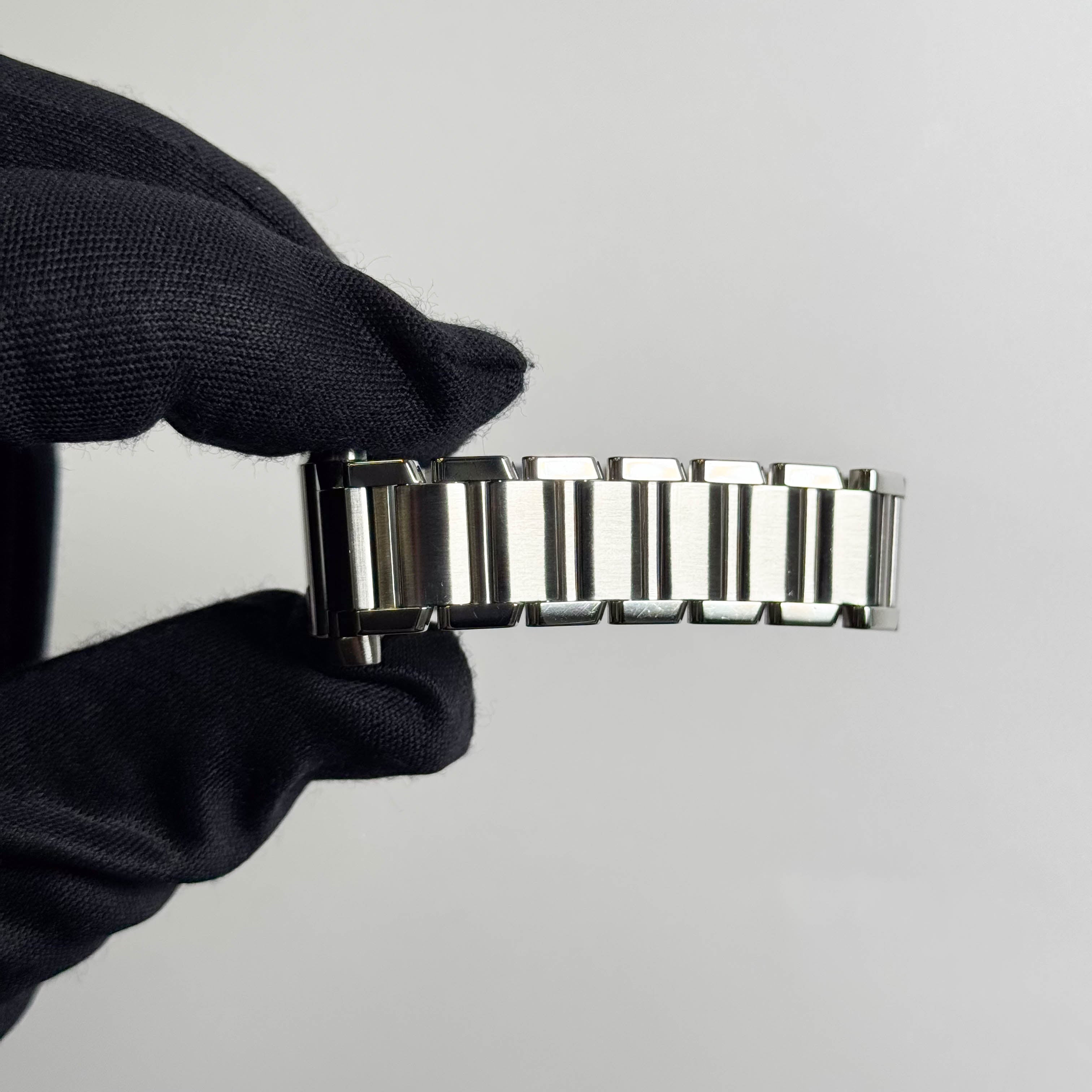 Cartier Tank Francaise  Stainless Steel 20mm MOP Dial Watch Ref# W51028Q3 - Happy Jewelers Fine Jewelry Lifetime Warranty