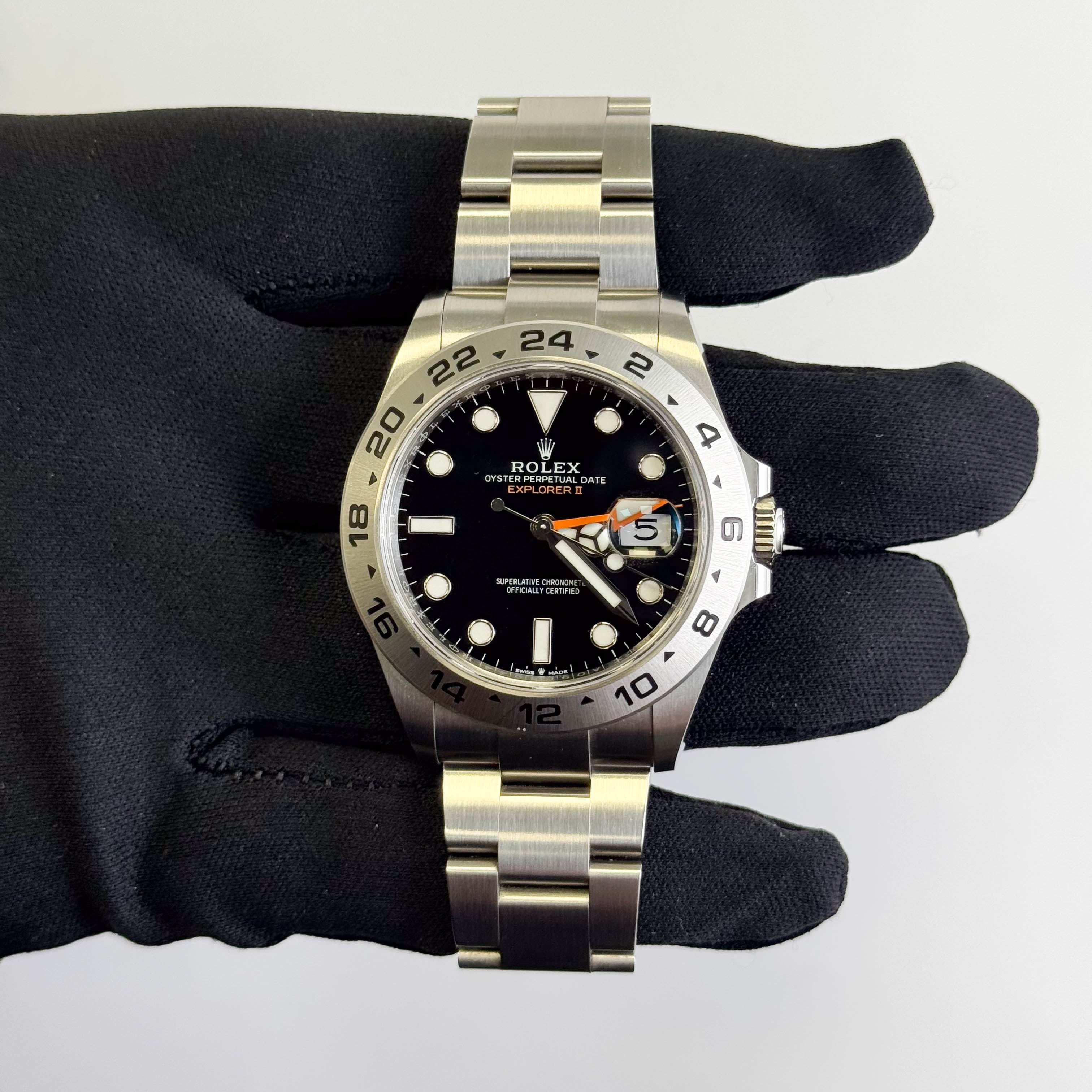 Rolex Explorer II 42mm Black Dial Watch Ref# 226570 – Happy Jewelers