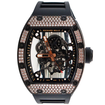 Richard Mille RM055 40mm Skeleton Dial Watch Ref# RM055 - Happy Jewelers Fine Jewelry Lifetime Warranty