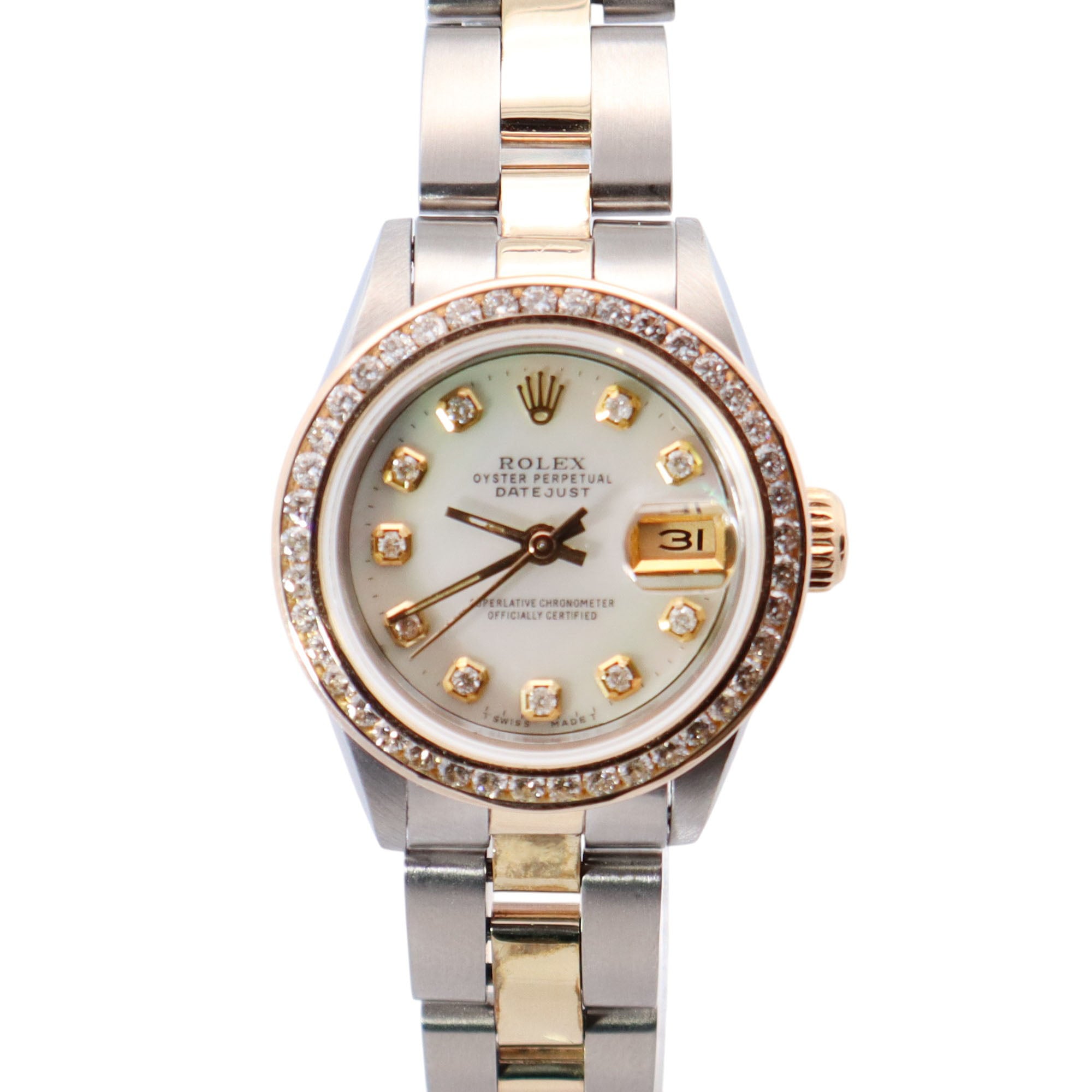 Rolex Datejust 26mm MOP Dial Watch Ref# 69173 - Happy Jewelers Fine Jewelry Lifetime Warranty