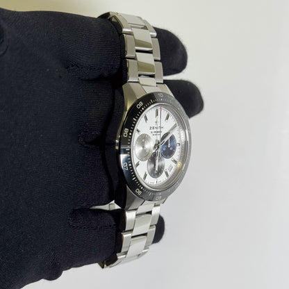 Zenith El Primero 41mm White Dial Watch Ref# 03.3100.3600/69.M3100